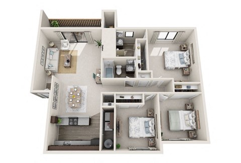 Brackett 3x2 Floor Plan