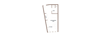Studio 1 bath at Ironside Apartments, Spokane , WA 99202