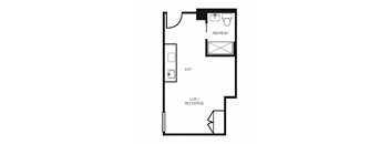 Electric Lofts Studio Q Floor Plan