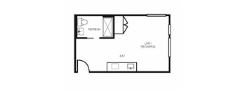 Electric Lofts Studio R Floor Plan