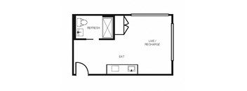 Electric Lofts Studio S Floor Plan