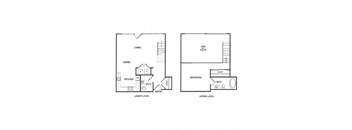 1x1.5 Live Work I Floor Plan at Koi Apartments, Seattle, Washington