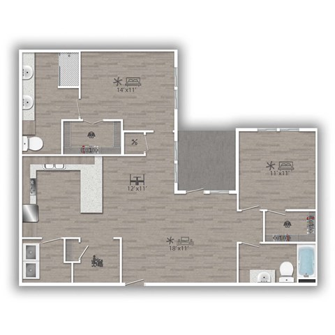 2901 Lady Bettye Drive Studio-2 Beds Apartment for Rent - Photo Gallery 35