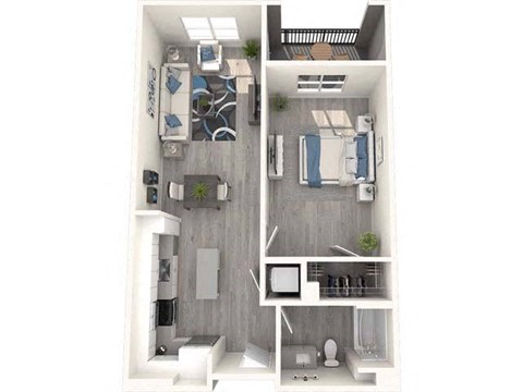 a 1 bedroom floor plan apartments for rent ga