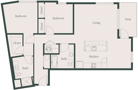 2Bed2Bath_E at Cru at Willows Apartments, Redmond, WA