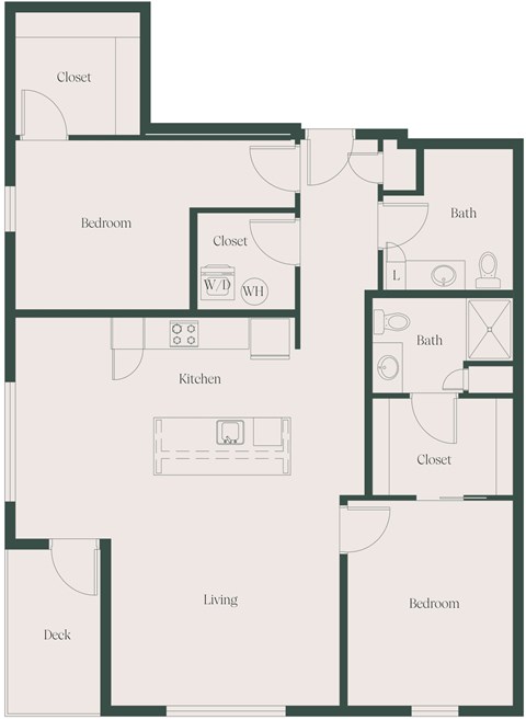 2Bed2Bath_G at Cru at Willows Apartments, Redmond, Washington