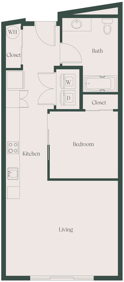 1Bed1Bath at Cru at Willows Apartments Apartments, Redmond, WA