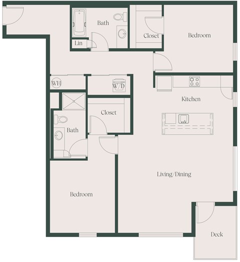 2Bed2Bath_H at Cru at Willows Apartments, Redmond, Washington, 98052