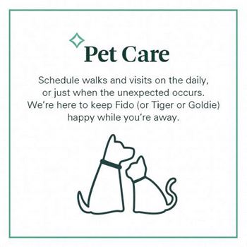 a picture of two cats with a caption about pet care