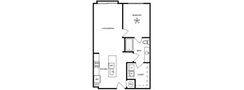 Axis Midtown Apartments in Atlanta, Georgia Penthouse Floor Plan
