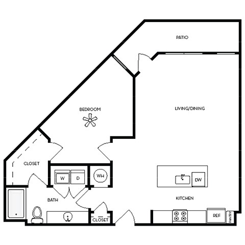Axis Midtown Apartments in Atlanta, Georgia Penthouse Floor Plan