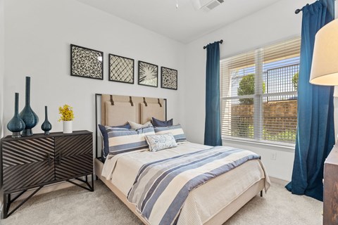 Woodlands at the Preserve Apartments in Garland, Texas Model Bedroom