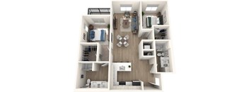 2x2 Bedroom C4