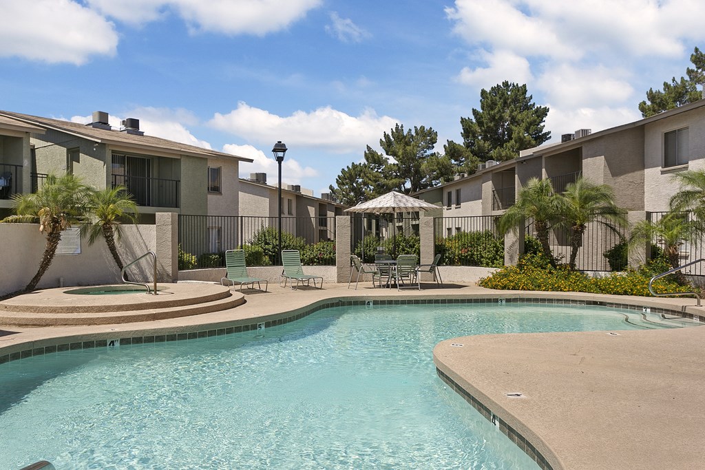 Palm Crest at Station 40 pool