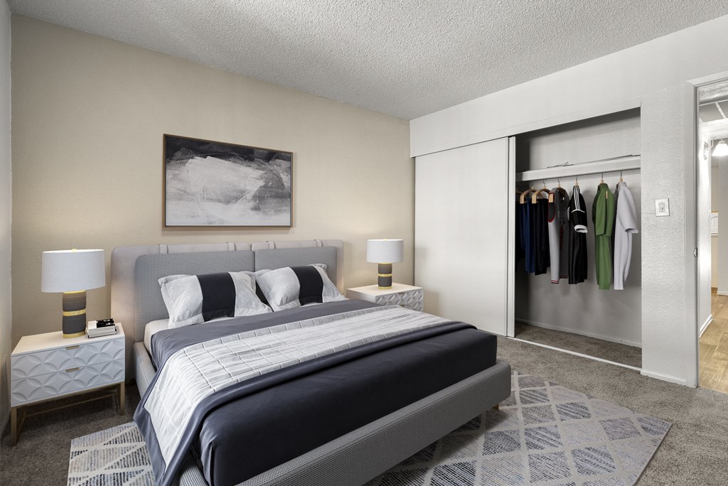 Papago Crossing in Phoenix, Arizona Model Bedroom