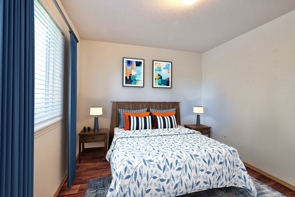 Parc East Apartments Staged bedroom