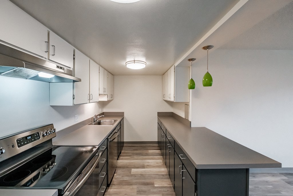 Patterson Tower Apartments Vacant Kitchen