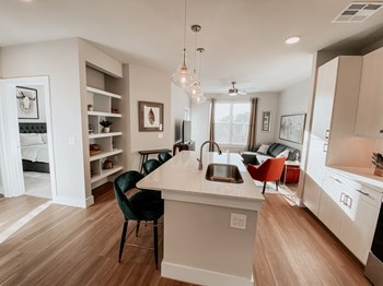 Presidio at River East Apartments Model Living Room