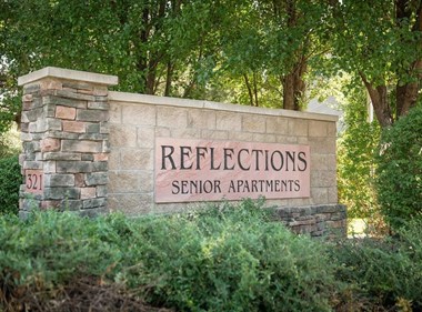 Reflections Senior Apartments Monument Sign