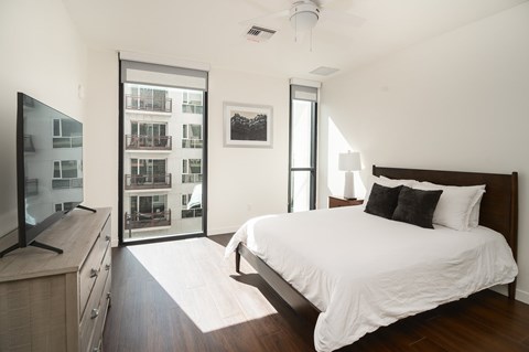 Luxury Bedroom at Rendezvous Urban Flats, Tucson, Arizona