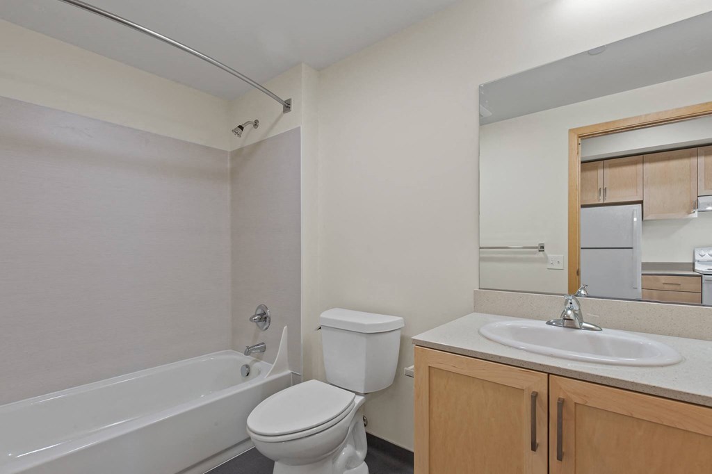 The Rise on Madison Vacant Bathroom