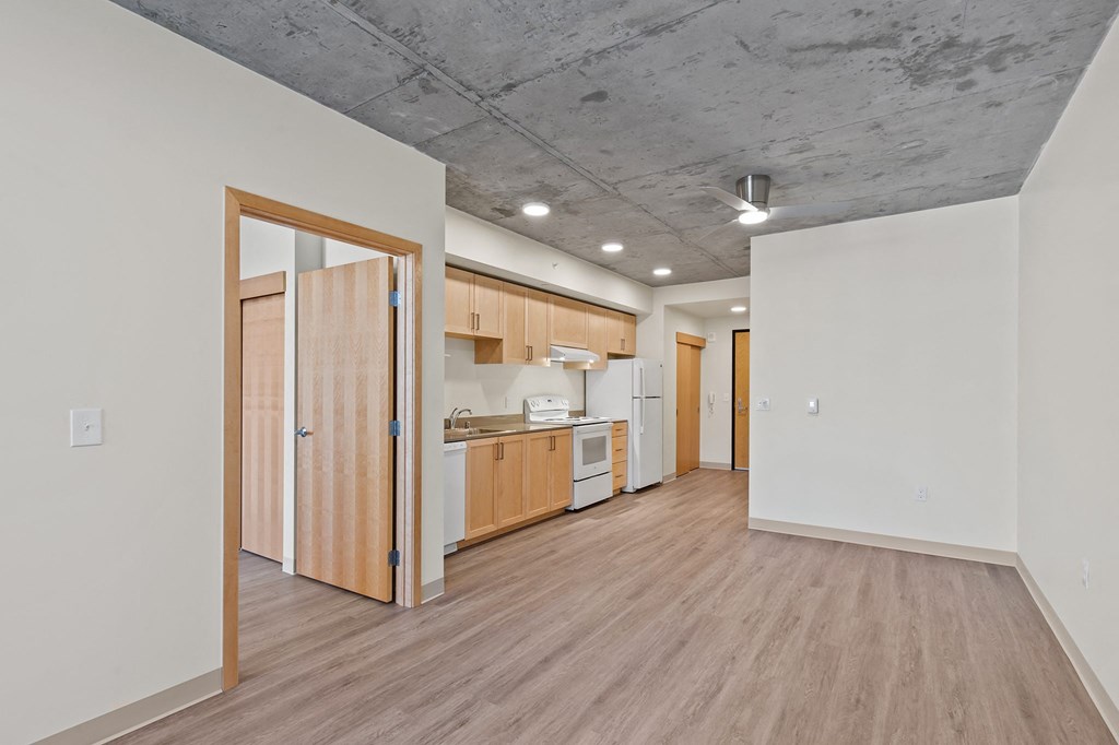 The Rise on Madison Vacant Living Room