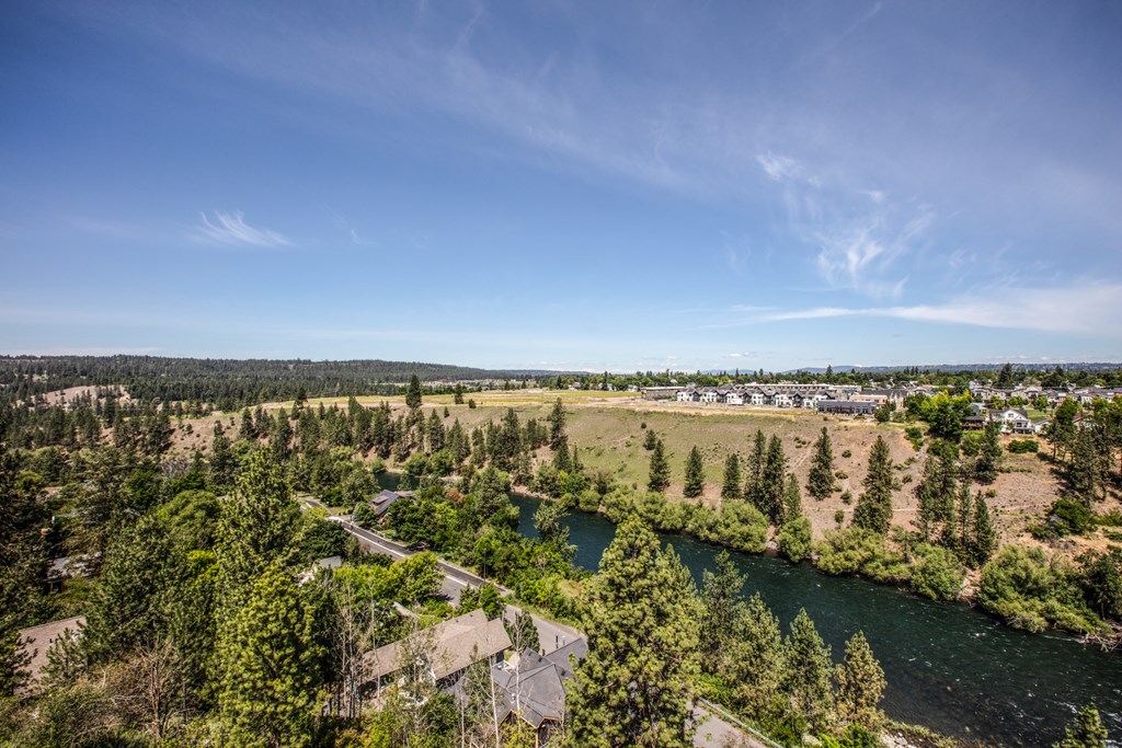 Broadmoor Apartments trees and river