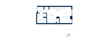 Shoresmith Apartments Studio J Floor Plan