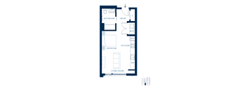 Shoresmith Apartments Studio E Floor Plan