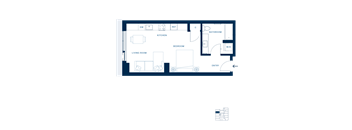 Shoresmith Apartments Studio I Floor Plan