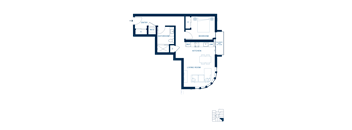 Shoresmith Apartments 1x1 I Floor Plan