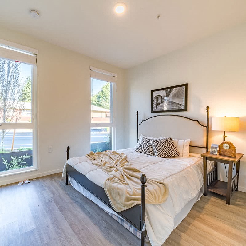 Franklin Flats Apartments Model Bedroom