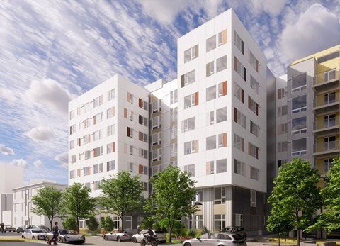 St. Lukes Apartments in Seattle, Washington Exterior Rendering