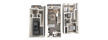 Strata99 Apartments Two Bedroom One Bathroom Floor Plan