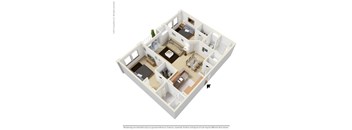 The Boulevard on Wilshire Apartment Homes in Los Angeles, California 2 Bed 2 Bath G Floor Plan