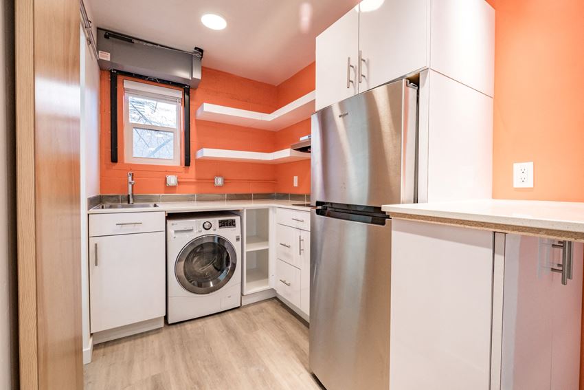 The Mod at Riverwalk Apartments Kitchen Counters and Appliances