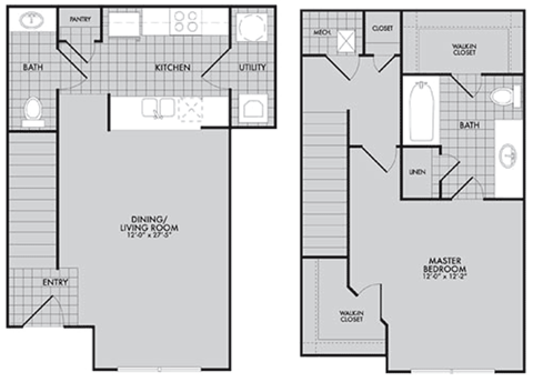 Park at Humble Apartments The Big Bend Floor Plan
