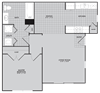 Park at Humble Apartments The Bonham Floor Plan Park at Humble Apartments The Bonham Floor Plan