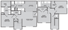 Park at Humble Apartments The Goliad Floor Plan Park at Humble Apartments The Goliad Floor Plan