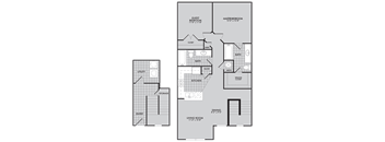 Park at Humble Apartments The Texana Floor Plan