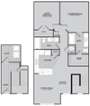 Park at Humble Apartments The Texana Floor Plan Park at Humble Apartments The Texana Floor Plan