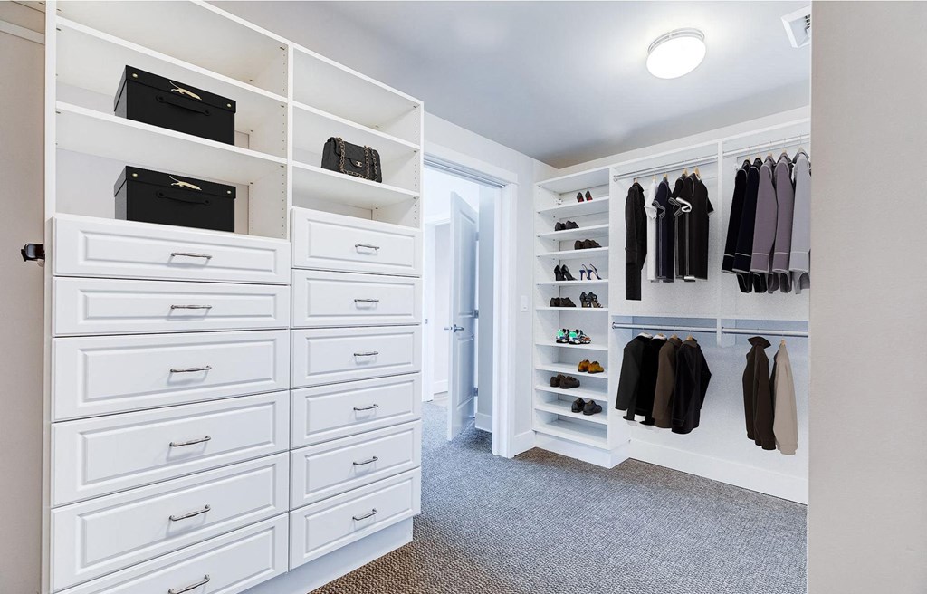 The Mercer Apartments Penthouse Master Closet