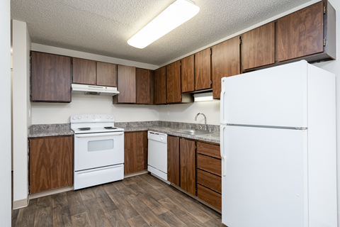 Towers Apartments Kitchen and Dining Room