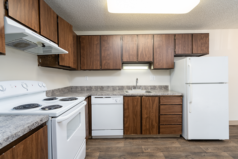 Towers Apartments Kitchen and Dining Room