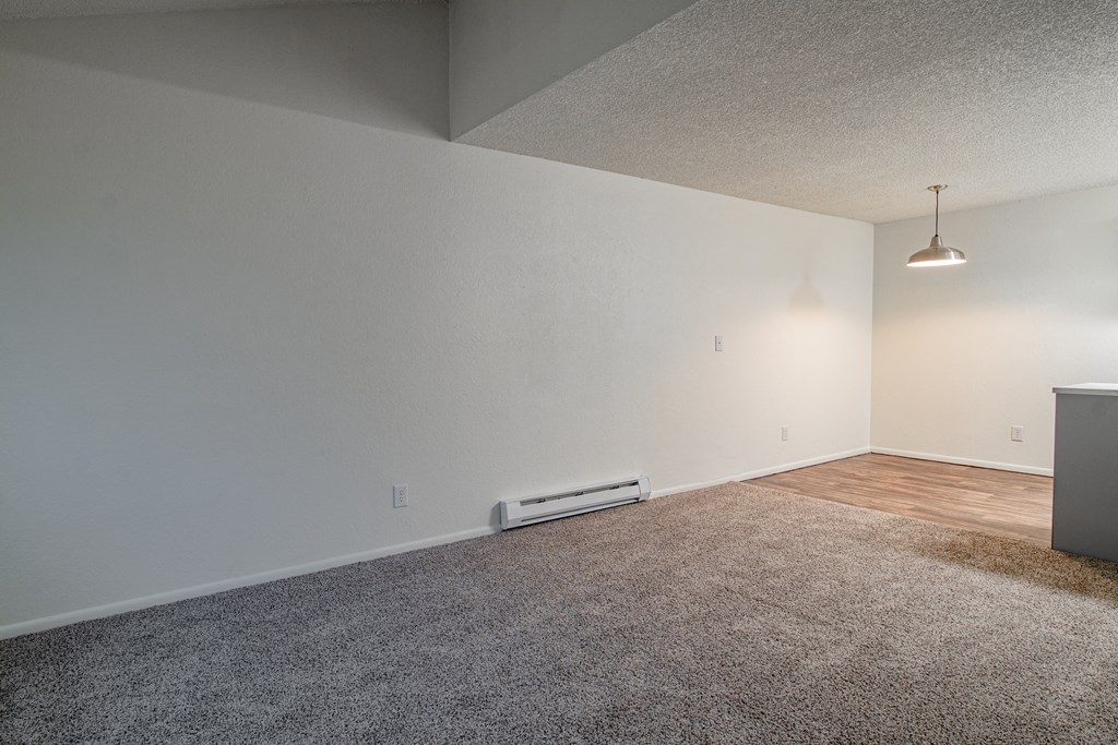 The Willows Apartments living room and dining room