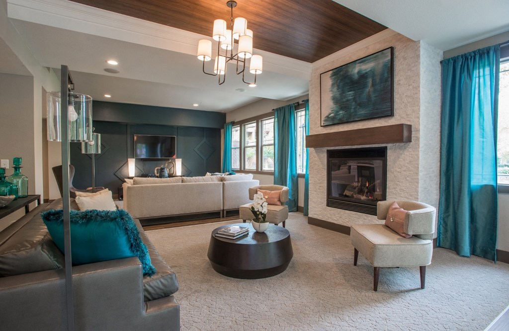 Whisper Sky Apartments Clubhouse Den and Seating