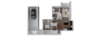 Whisper Sky Apartments Mahogany Floor Plan