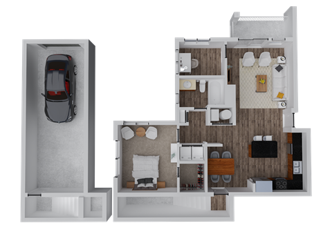 Whisper Sky Apartments Mahogany Floor Plan