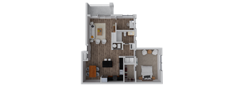 Whisper Sky Apartments Maple Floor Plan