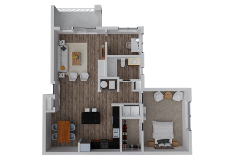 Whisper Sky Apartments Maple Floor Plan